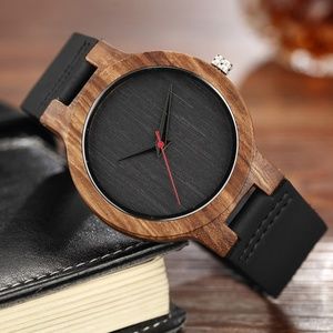 Bamboo Wood Men's Quartz Casual Watch